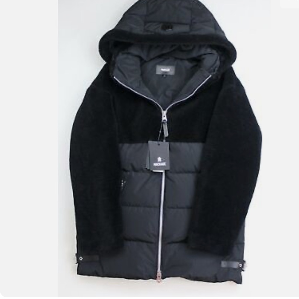 Mackage Womens Junia Down Puffer Jacket Coat Small Black BNWT
